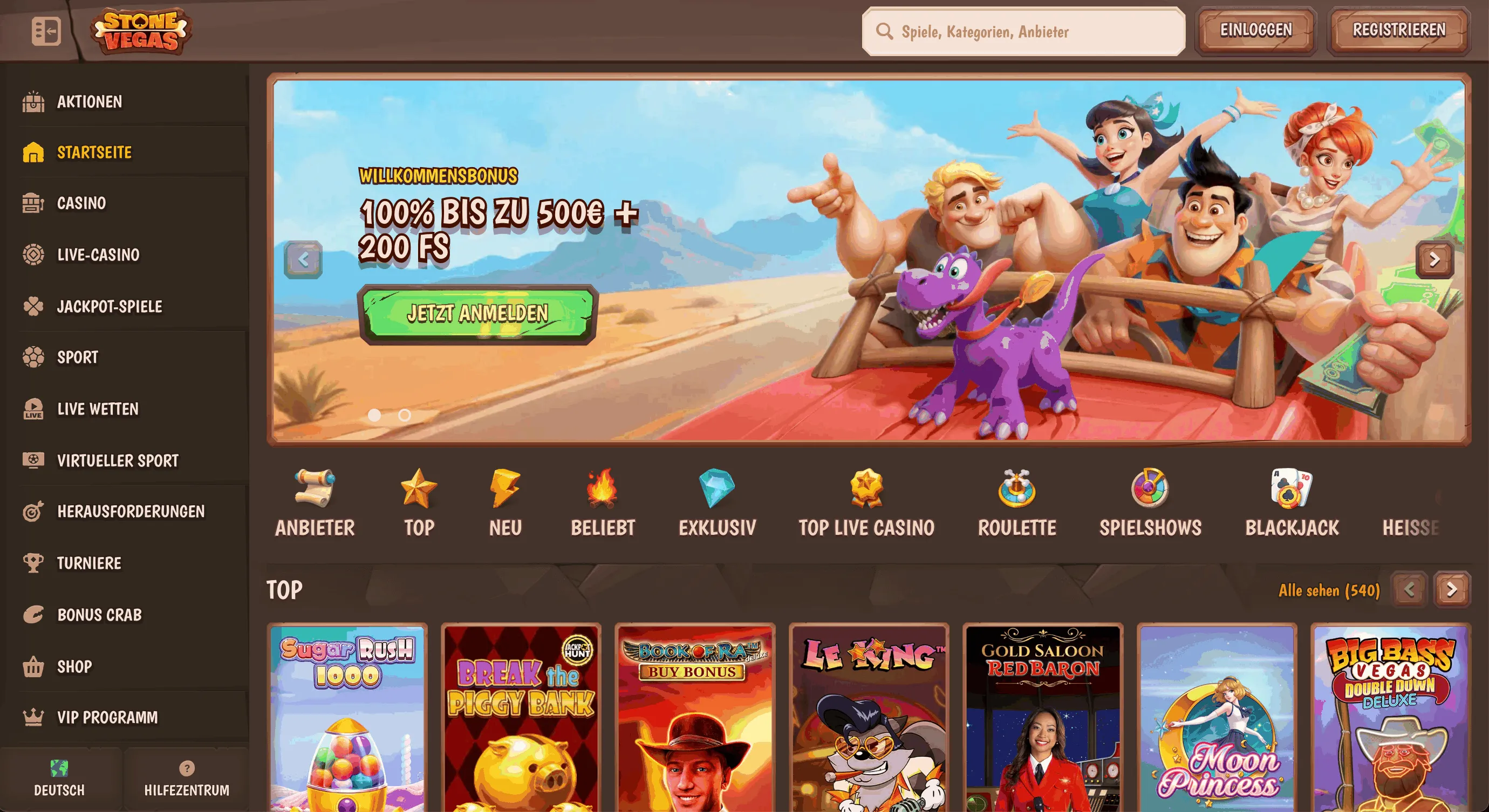 Stone Vegas Casino Website Stone Vegas Casino Homepage